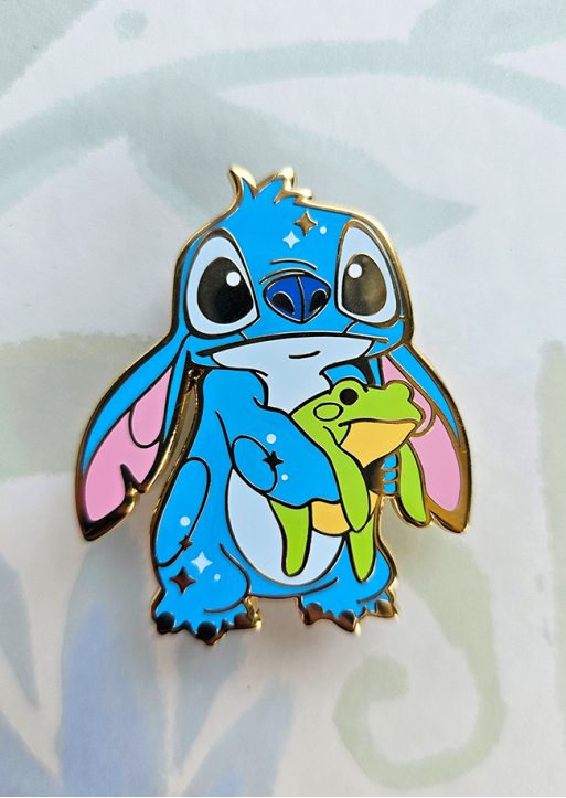 Stitch et la grenouille